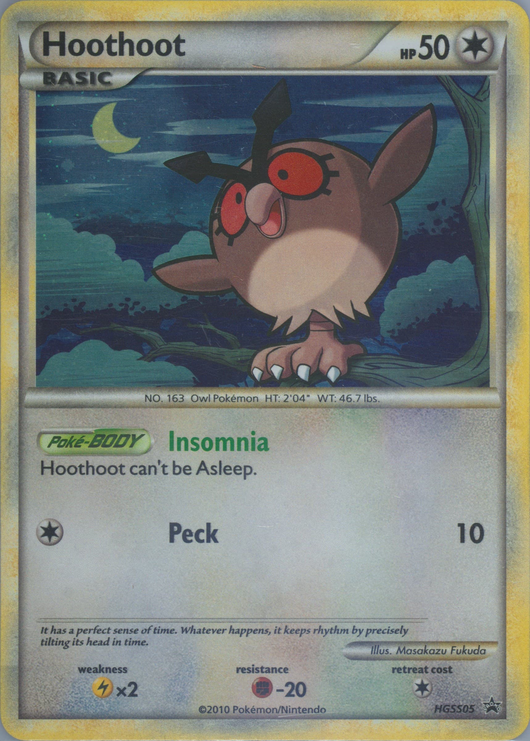 Hoothoot #HGSS05