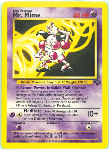 Mr. Mime card photo