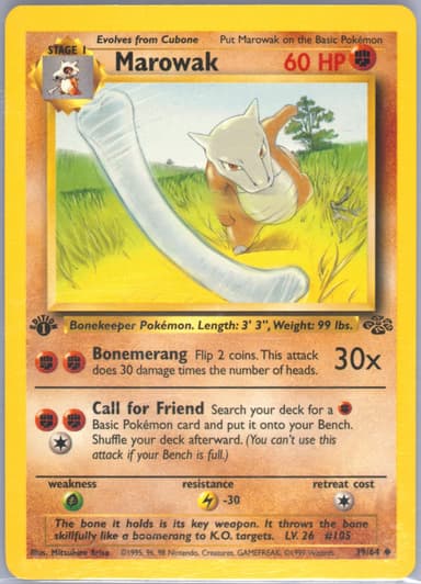 Marowak card photo