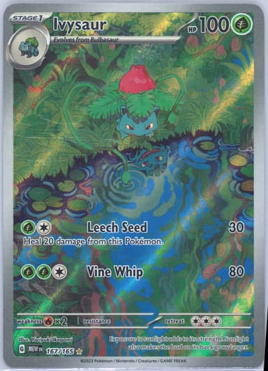 Ivysaur card photo