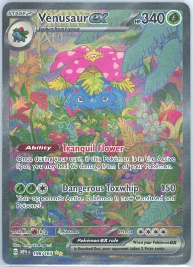 Venusaur ex card photo