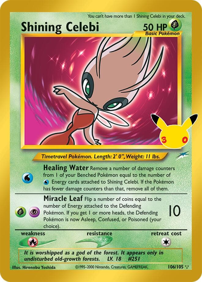 Shining Celebi #106