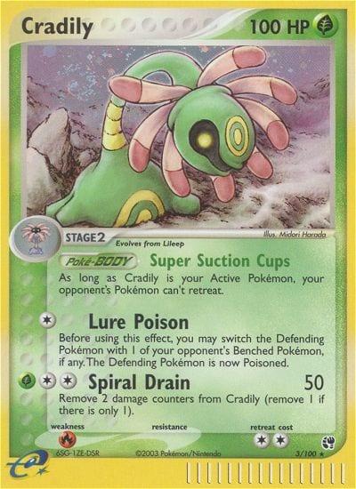 Cradily #3 Holo, Sandstorm card photo