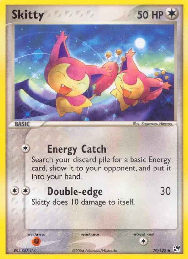 Skitty #79 Reverse Holo, Sandstorm card photo