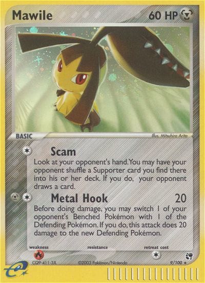 Mawile #9 Reverse Holo, Sandstorm card photo