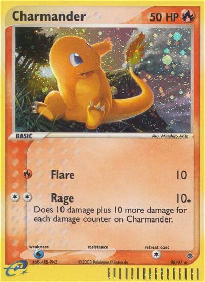 Charmander #98 Normal, Dragon card photo