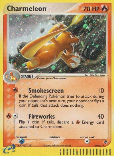 Charmeleon #99 Normal, Dragon card photo