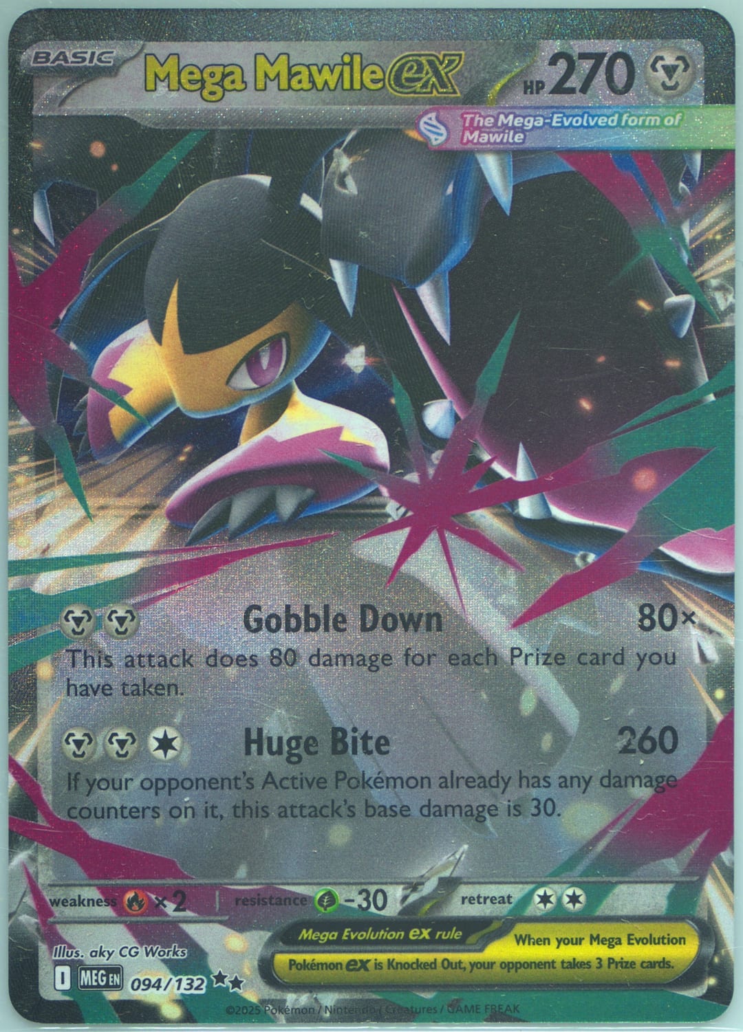 Mega Mawile ex #94 Holo, Mega Evolution card photo