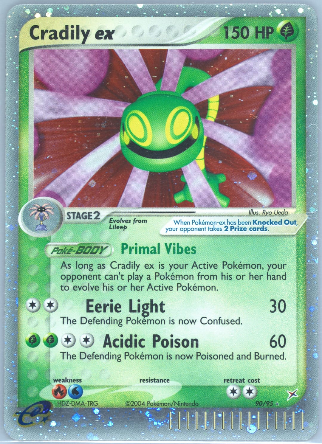 Cradily ex #90 Normal, Team Magma vs Team Aqua card photo