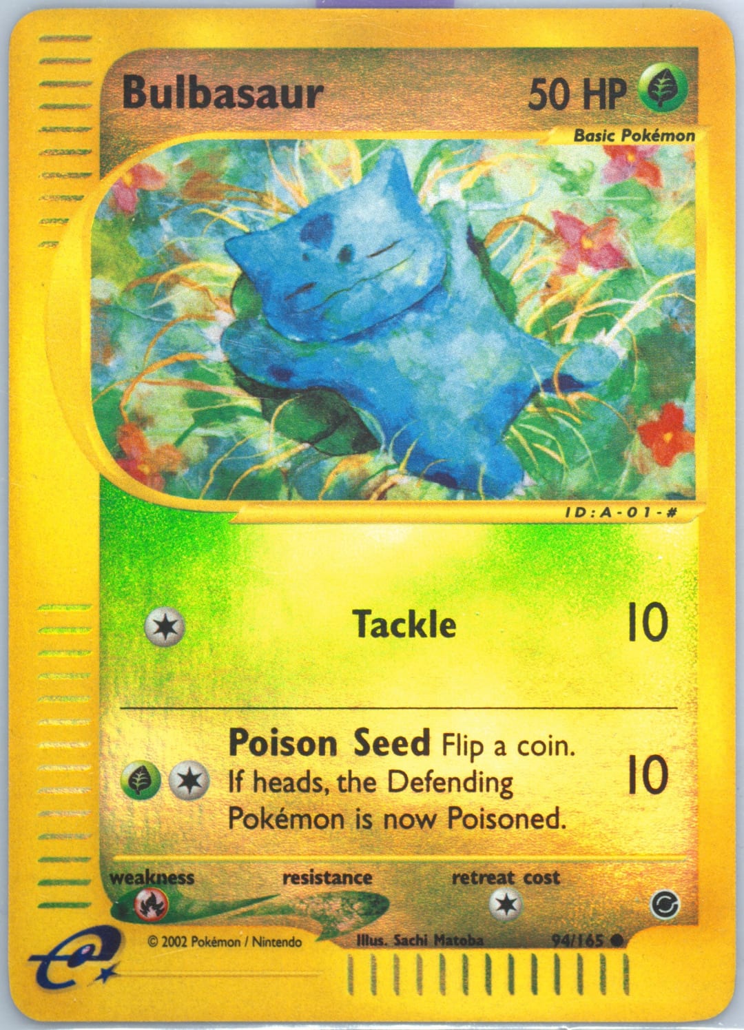 Bulbasaur #94 Reverse Holo, Expedition Base Set card photo