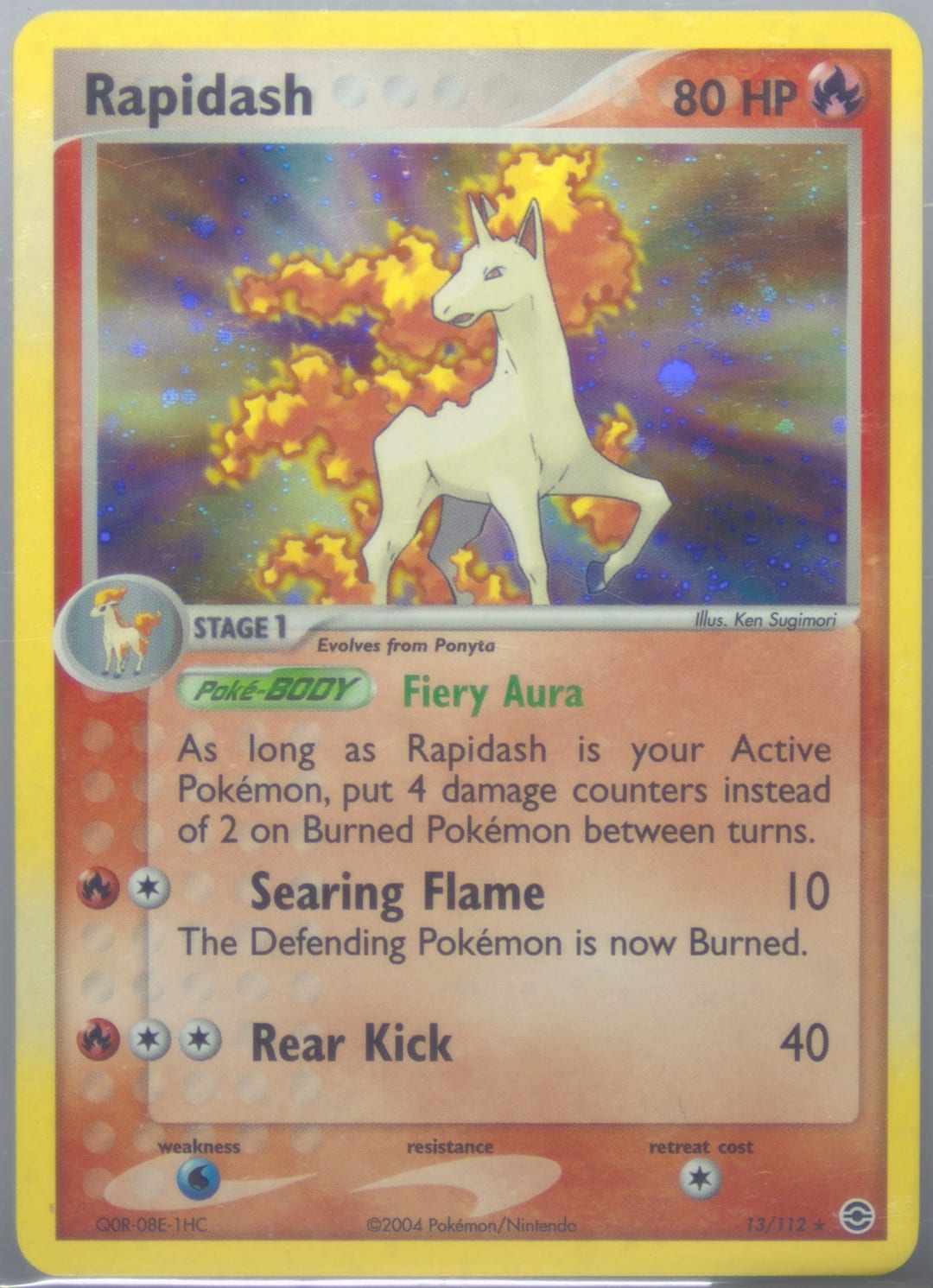 Rapidash #13 Holo, FireRed & LeafGreen card photo