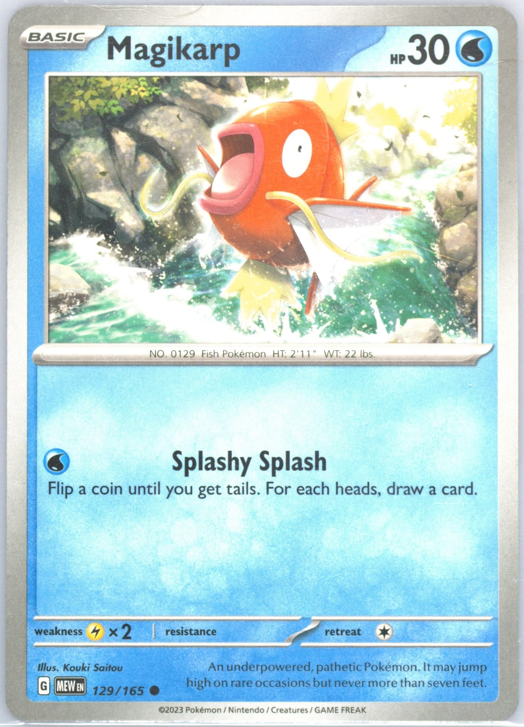 Magikarp #129 Normal, 151 card photo