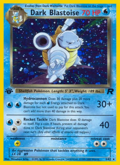 Dark Blastoise card photo